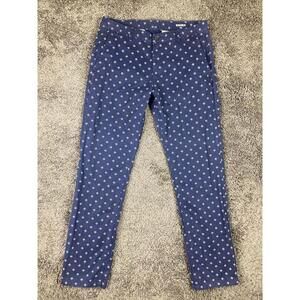 Bonobos Men's Navy Geometric Washed Chinos 100% Cotton Slim Straight Sz 32x32